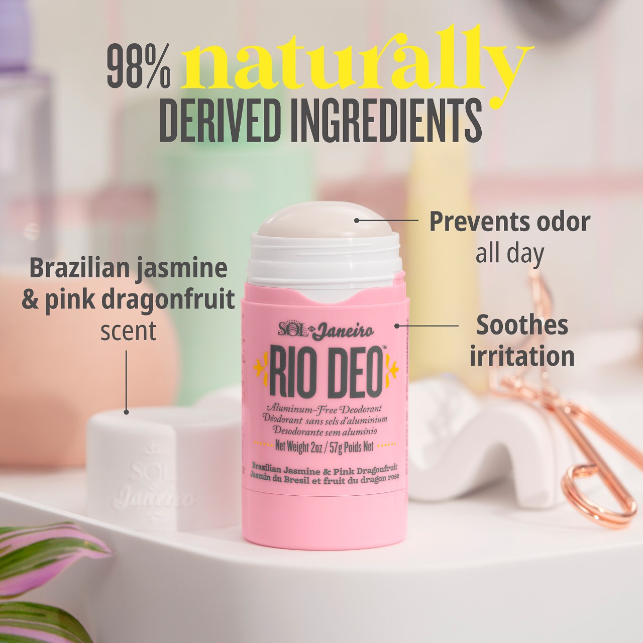 SOL DE JANEIRO Rio Deo Aluminum-Free Deodorant Cheirosa 68 купить в Beauty Storage. Быстрая доставка по России и СНГ.
