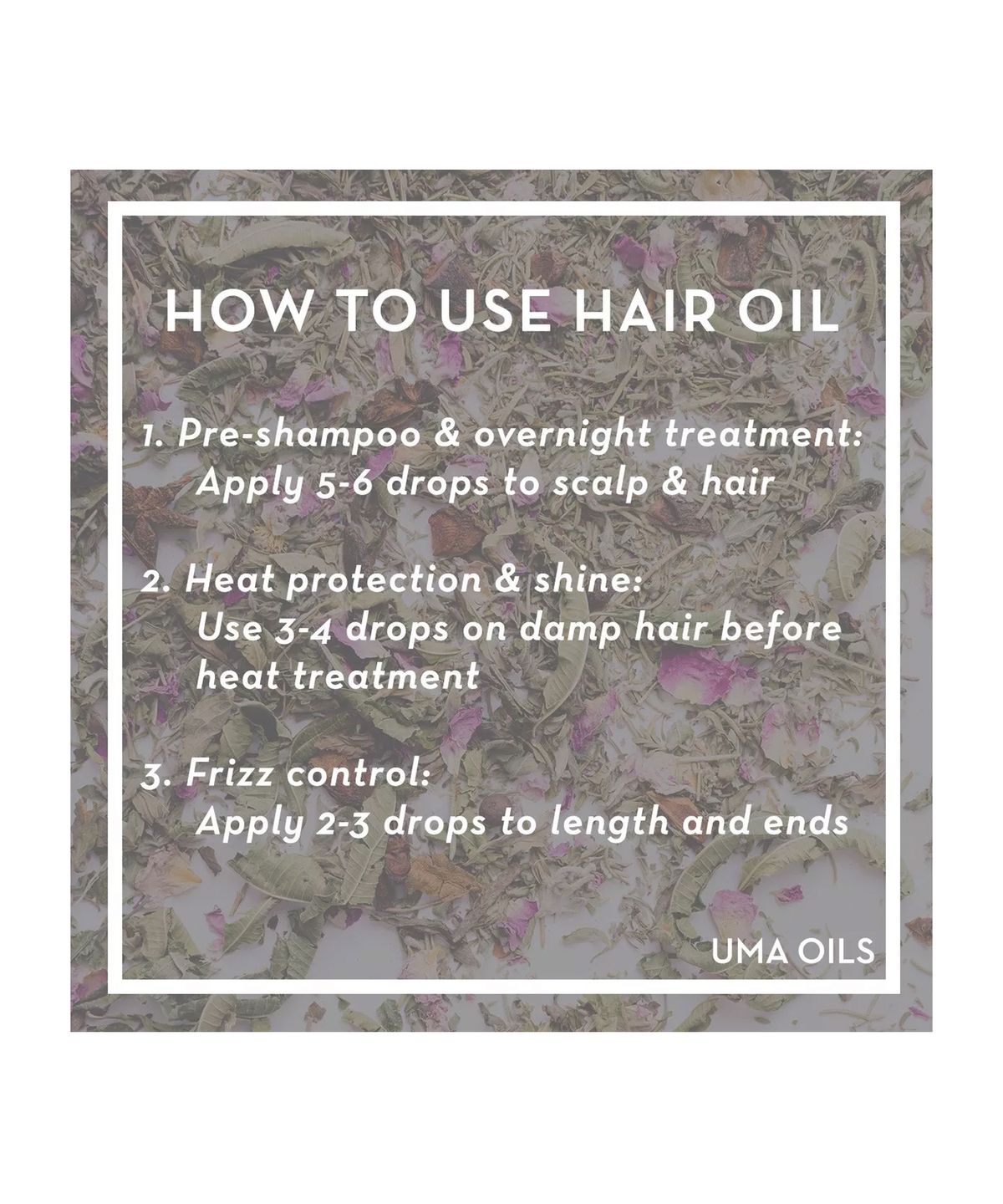 UMA Intensely Nourishing Hair Oil (30ml)