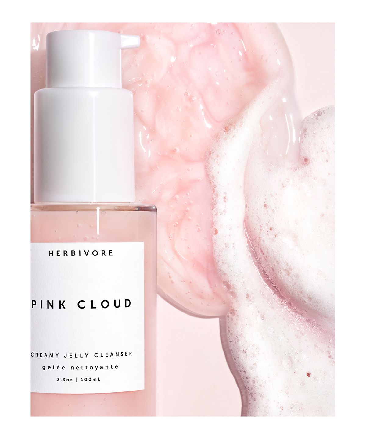 HERBIVORE Pink Cloud Rosewater + Tremella Creamy Jelly Cleanser купить в Beauty Storage. Быстрая доставка по России и СНГ.