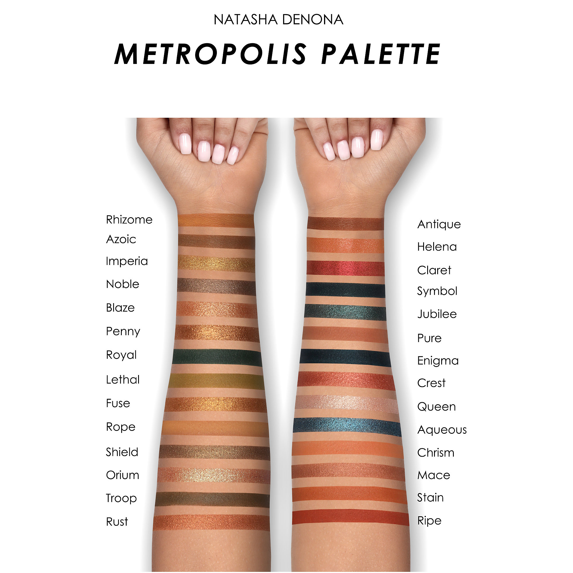 NATASHA DENONA Metropolis Eyeshadow Palette