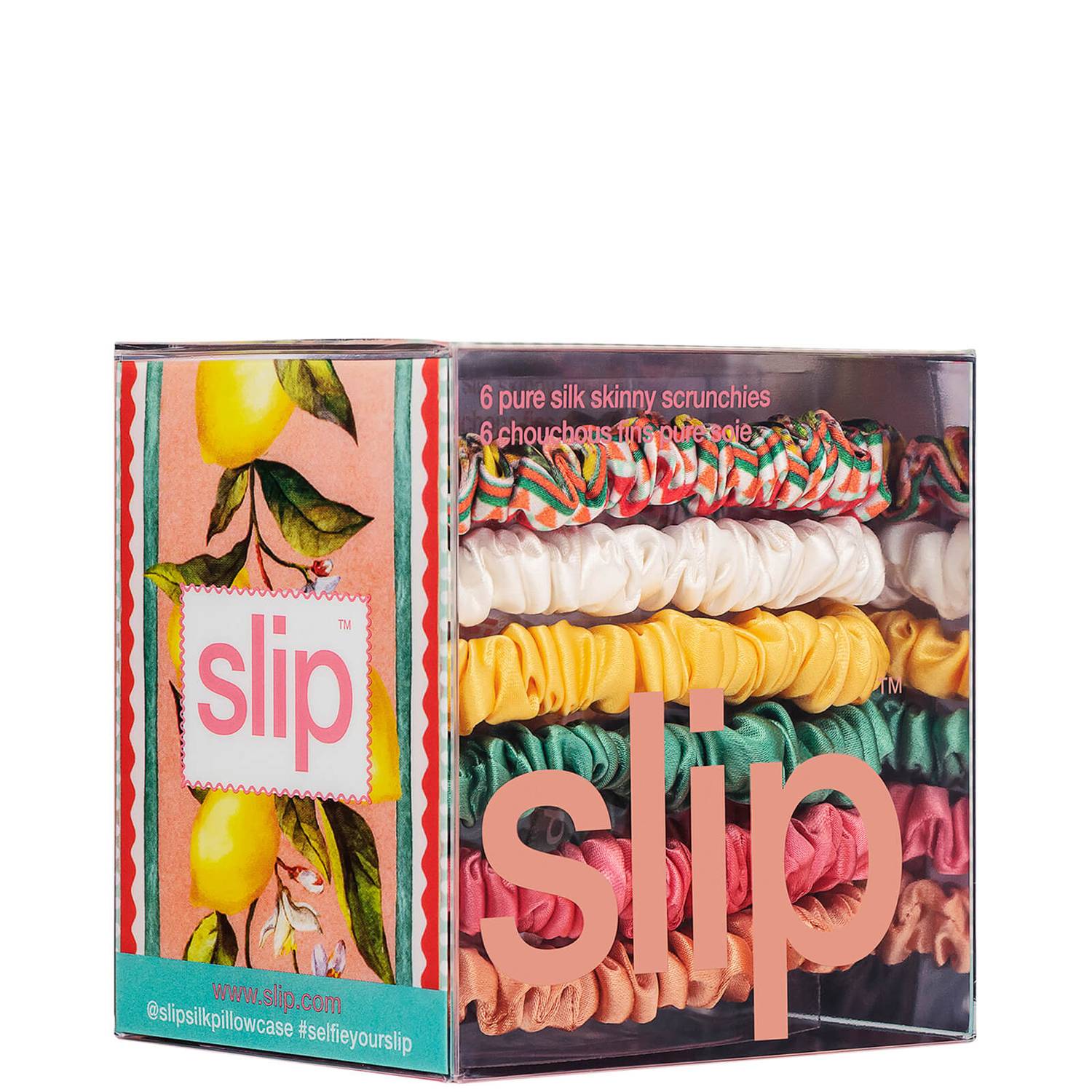 SLIP Pure Silk Skinny Scrunchies - La Dolce Vita  купить в Beauty Storage. Быстрая доставка по России и СНГ.
