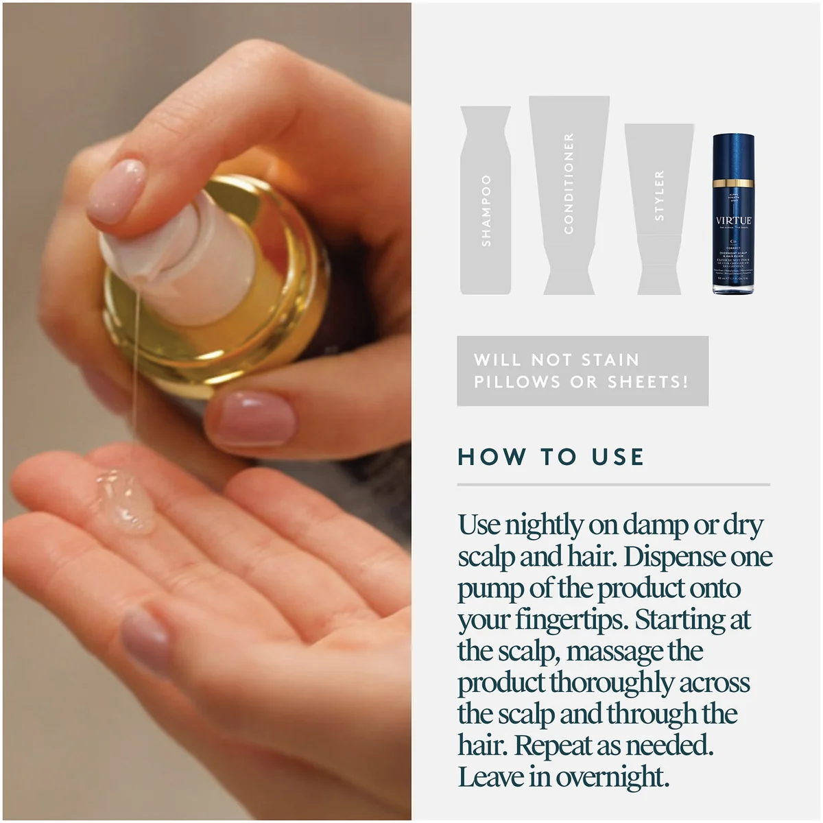 Купить VIRTUE Overnight Scalp & Hair Elixir на Beautystorage.ru. Быстрая доставка по России и СНГ.
