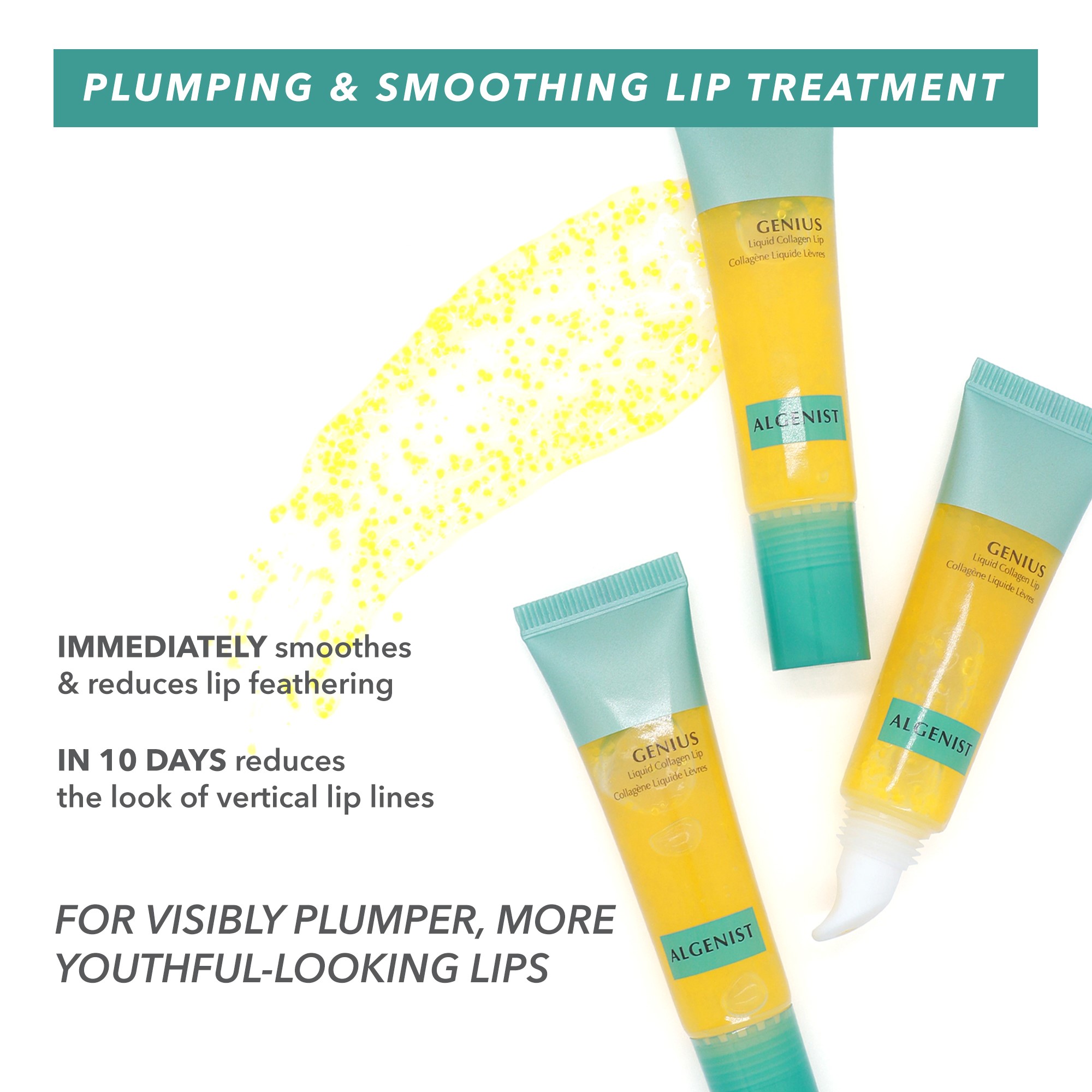 ALGENIST GENIUS Liquid Collagen Lip Treatment купить в Beauty Storage. Быстрая доставка по России и СНГ.