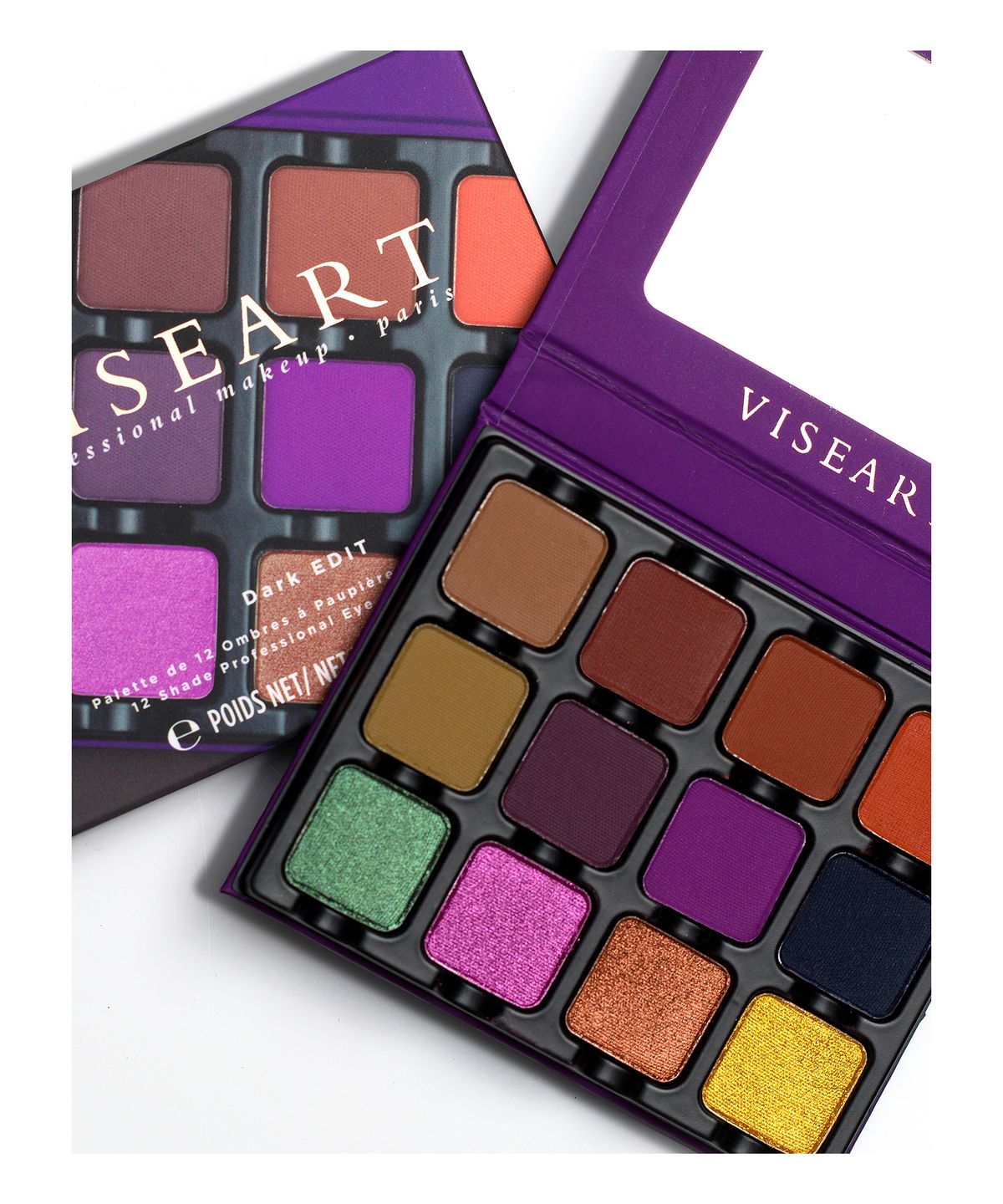 VISEART Dark EDIT Eyeshadow Palette купить в Beauty Storage.  Быстрая доставка по России и СНГ.