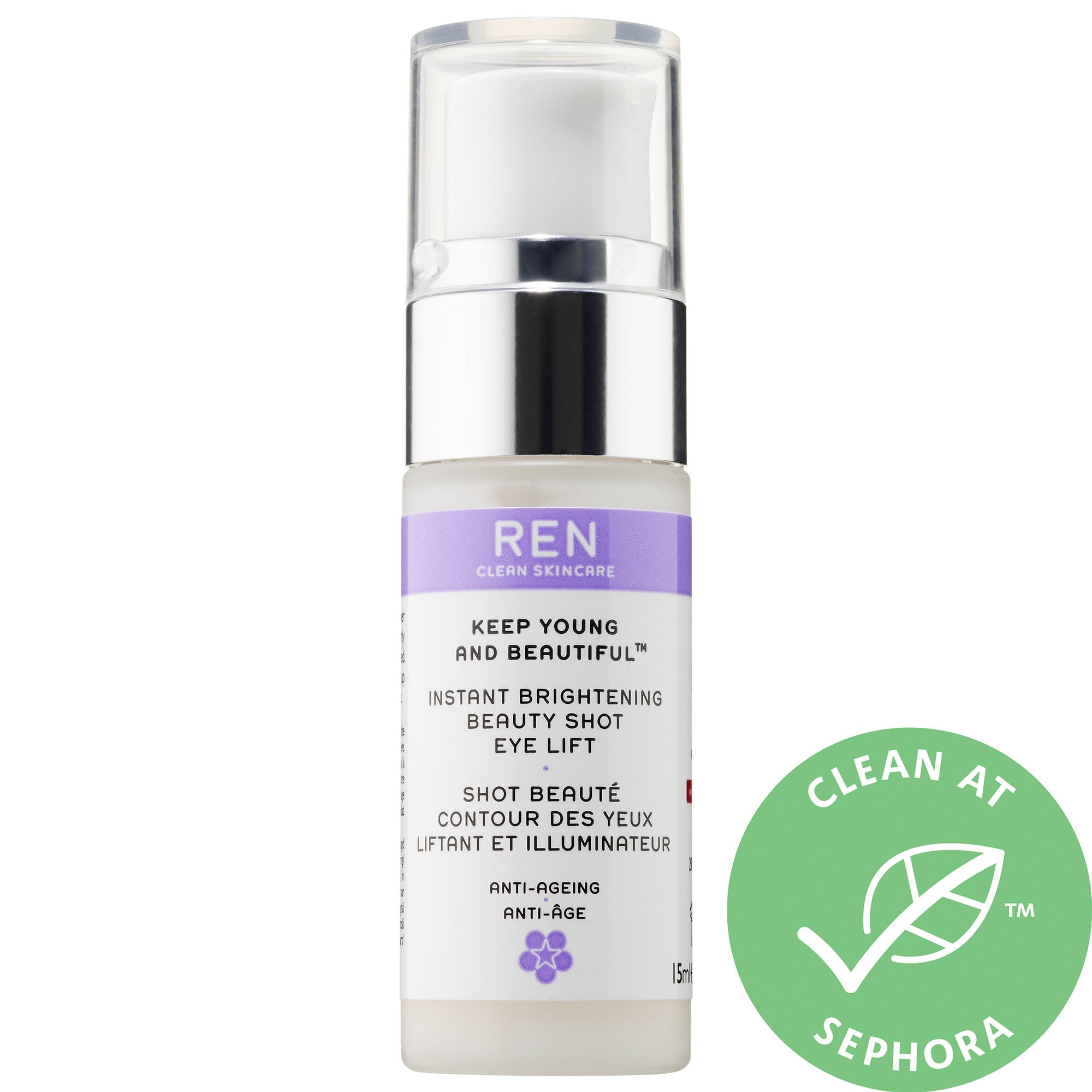 REN CLEAN SKINCARE Keep Young And Beautiful™ Instant Brightening Beauty Shot Eye Lift