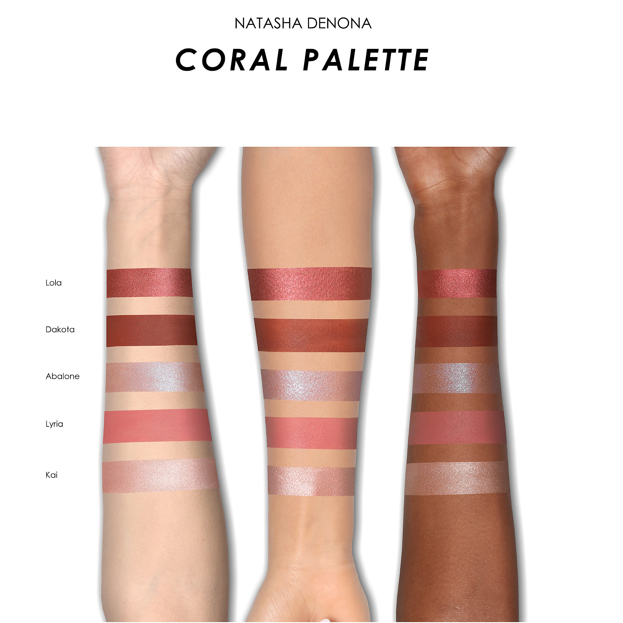 NATASHA DENONA Coral Eyeshadow Palette