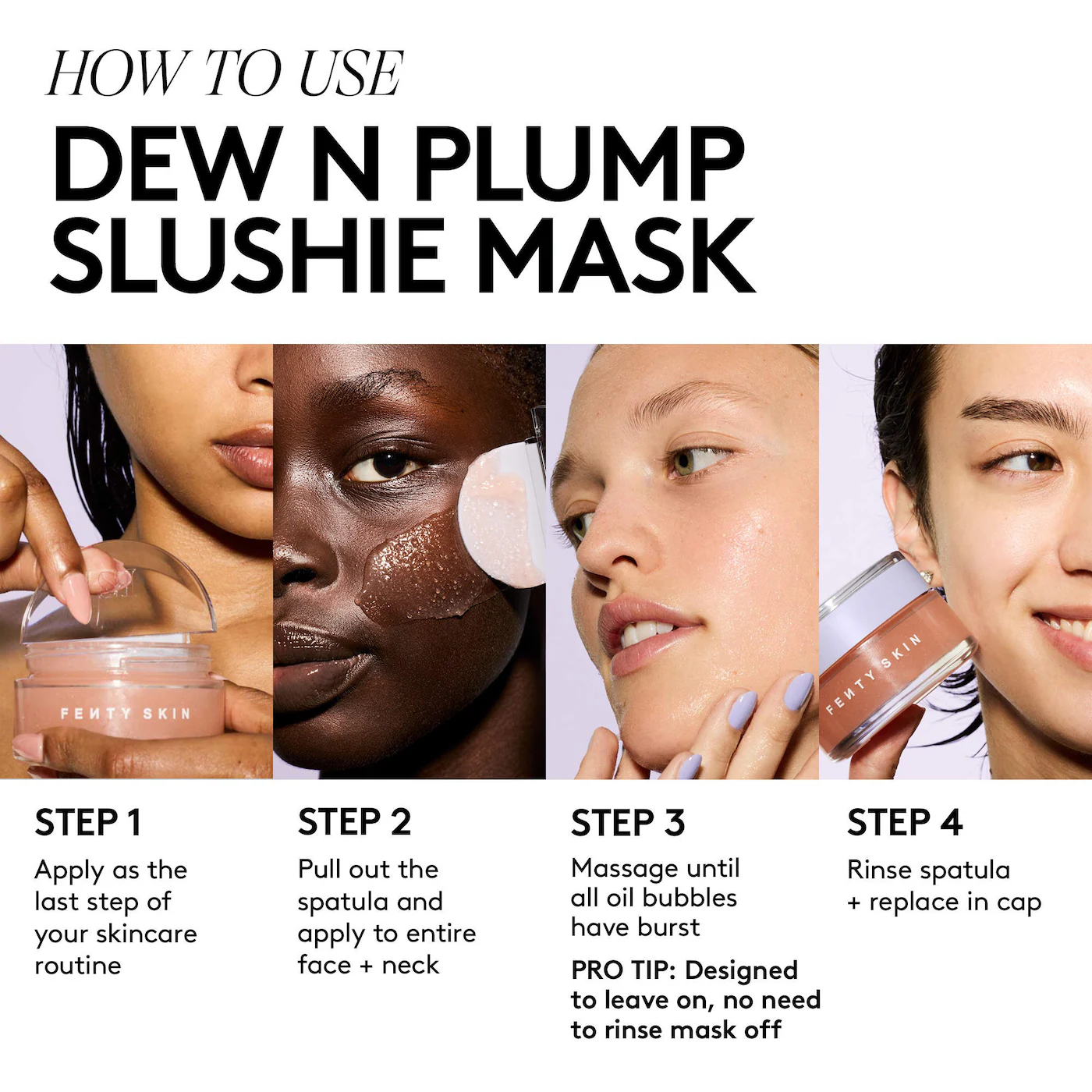 Купить FENTY SKIN  Dew N Plump Intense Hydration Slushie Face Mask на Beautystorage.ru. Быстрая доставка по России и СНГ.
