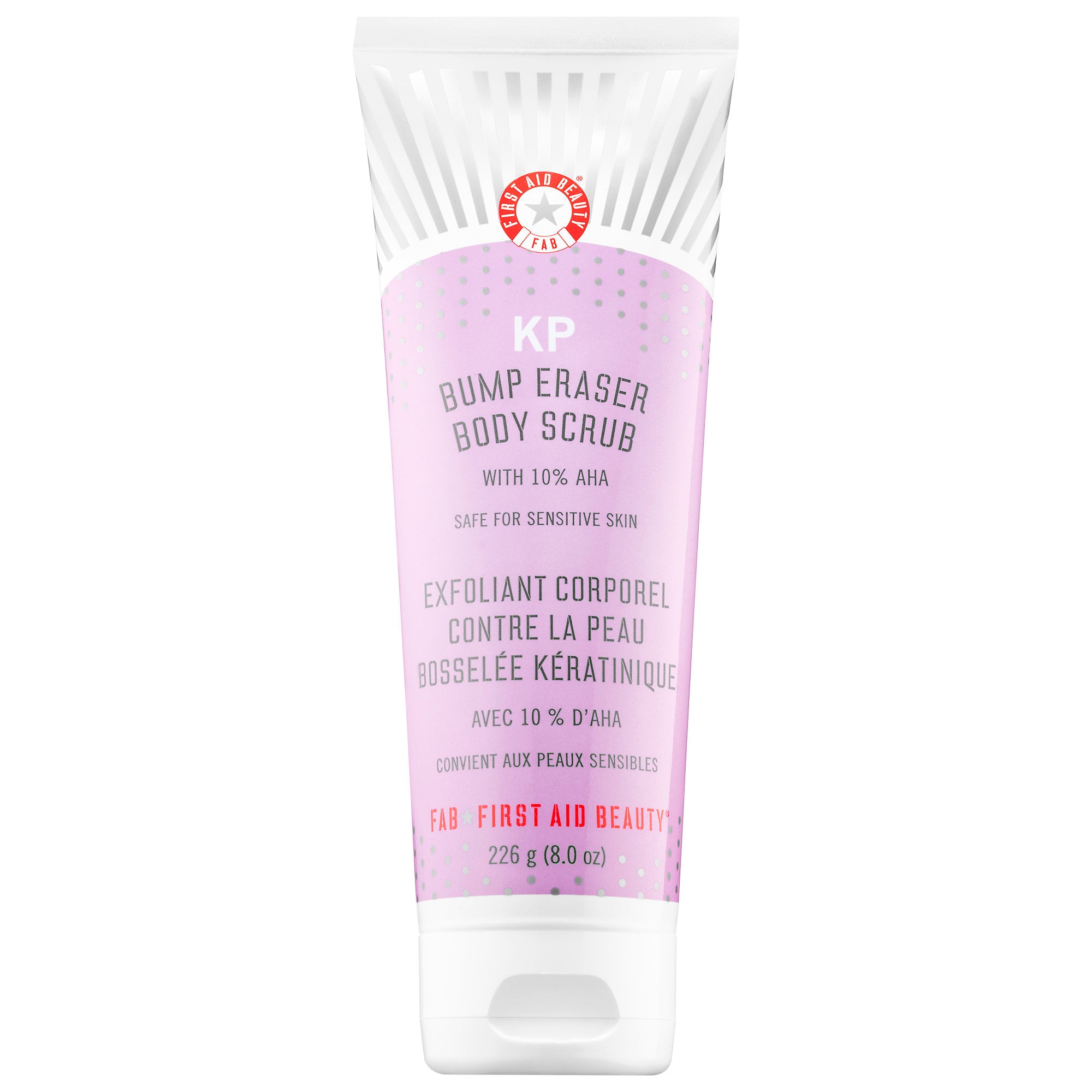 FIRST AID BEAUTY KP Bump Eraser Body Scrub with 10% AHA