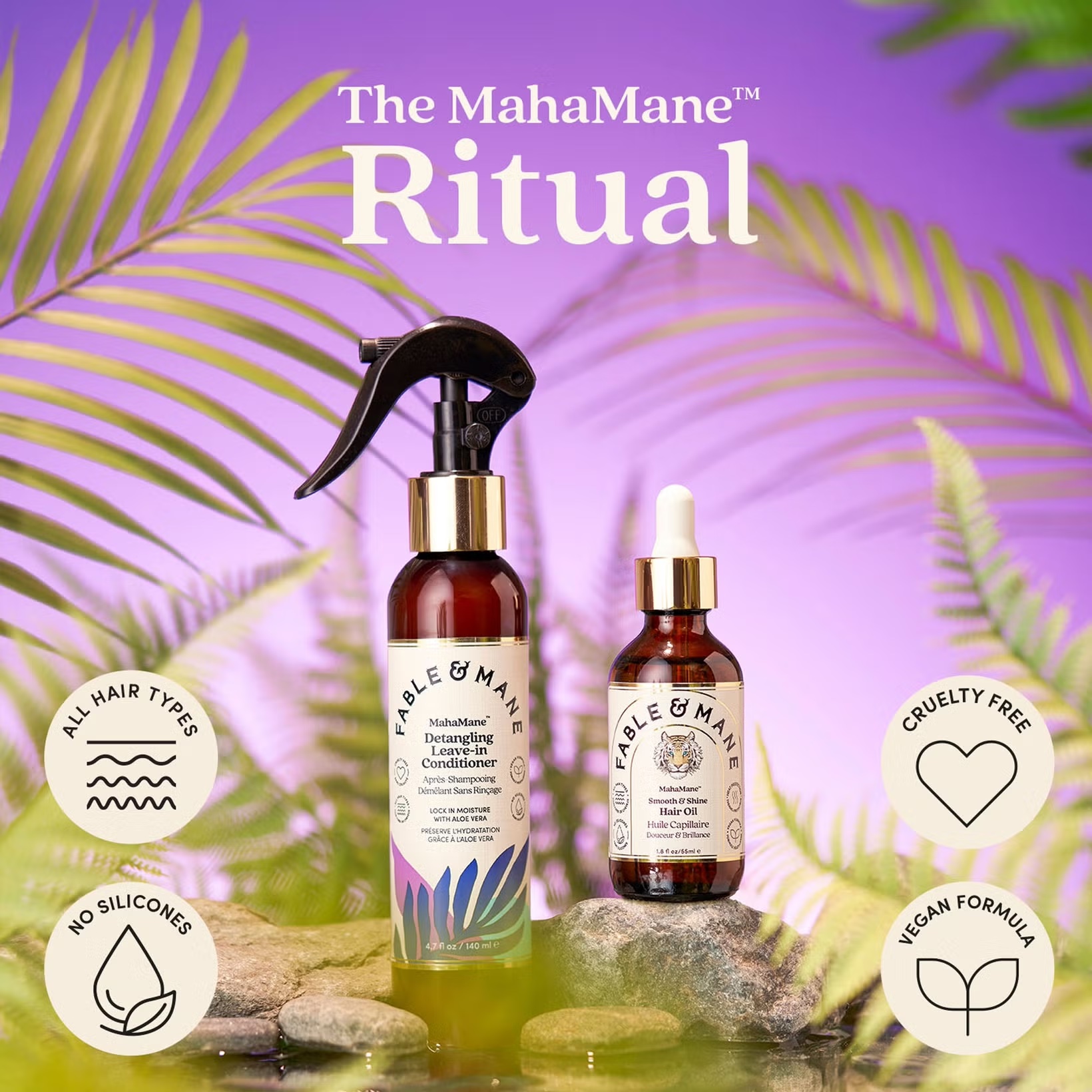 FABLE & MANE MahaMane Smooth and Shine Hair Oil  купить в Beauty Storage. Быстрая доставка по России и СНГ.