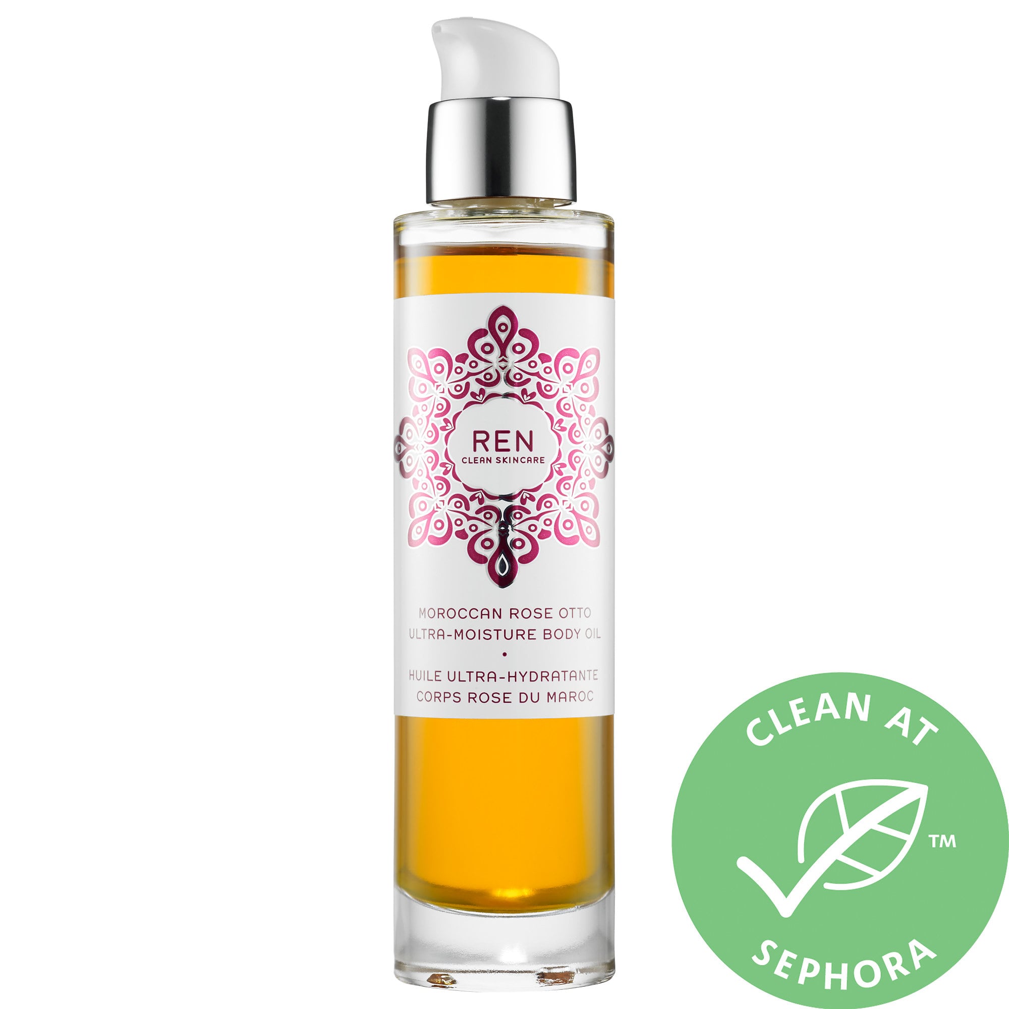 REN CLEAN SKINCARE Moroccan Rose Otto Ultra-Moisture Body Oil