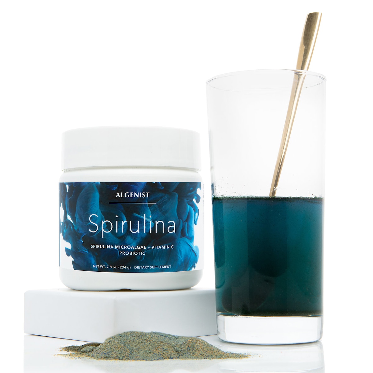 ALGENIST Spirulina Microalgae - Vitamin C Probiotic Supplement купить в Beauty Storage. Быстрая доставка по России и СНГ.