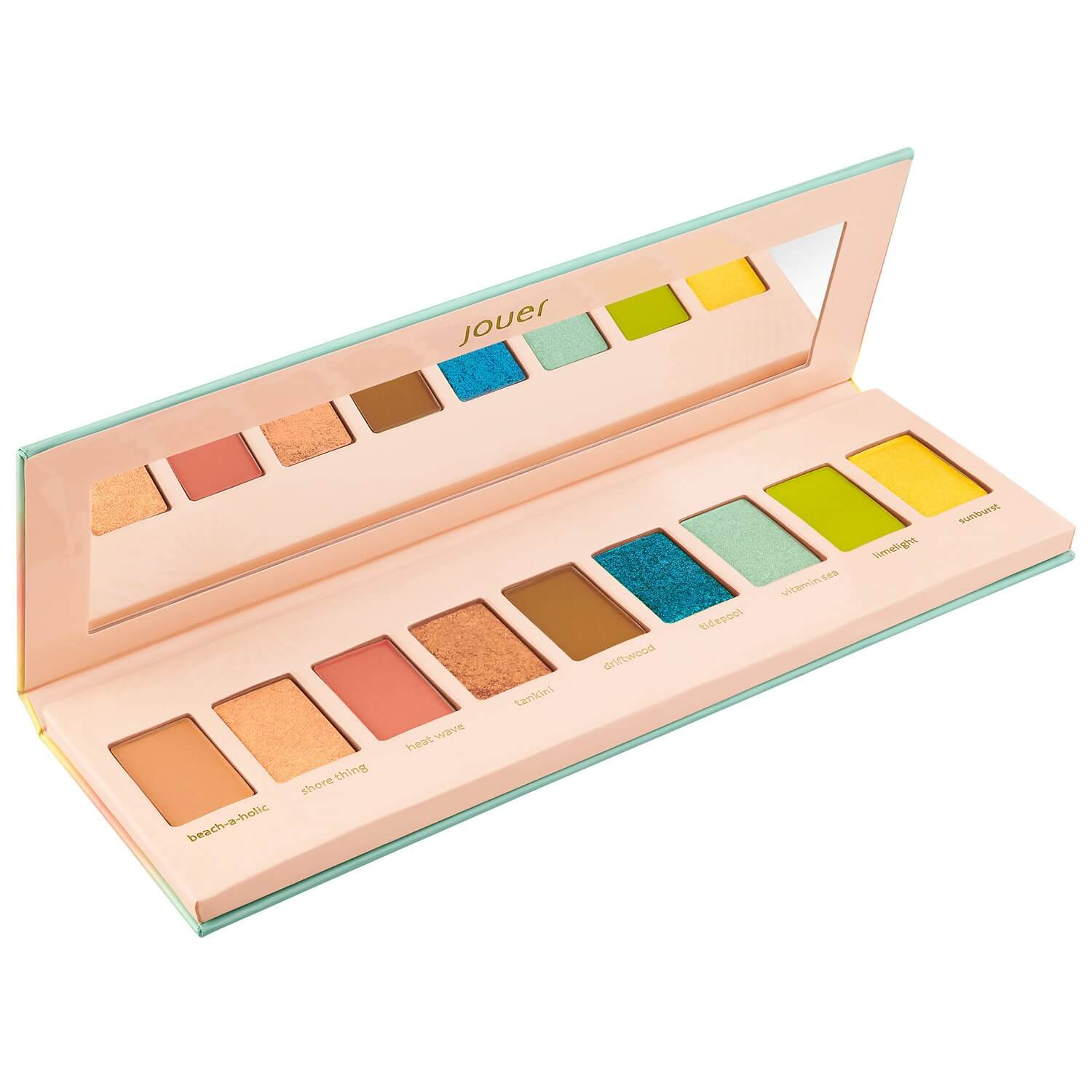 JOUER COSMETICS Tan Lines Matte, Shimmer & Luxe Foil Eyeshadow Palette