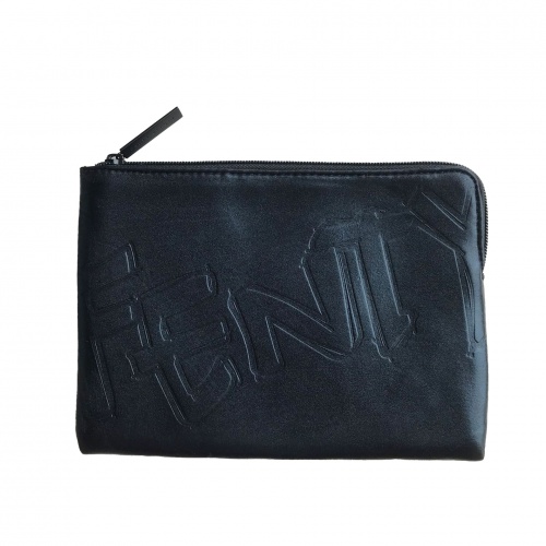 FENTY BEAUTY Black Neoprene Clutch