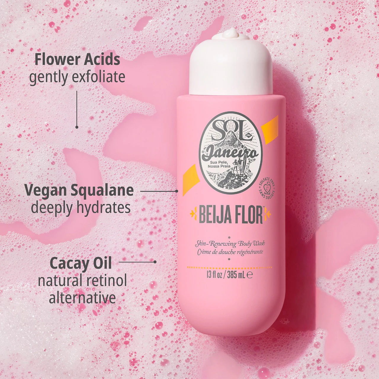 SOL DE JANEIRO Beija Flor™ Renewing Body Wash купить в Beauty Storage. Быстрая доставка по России и СНГ.