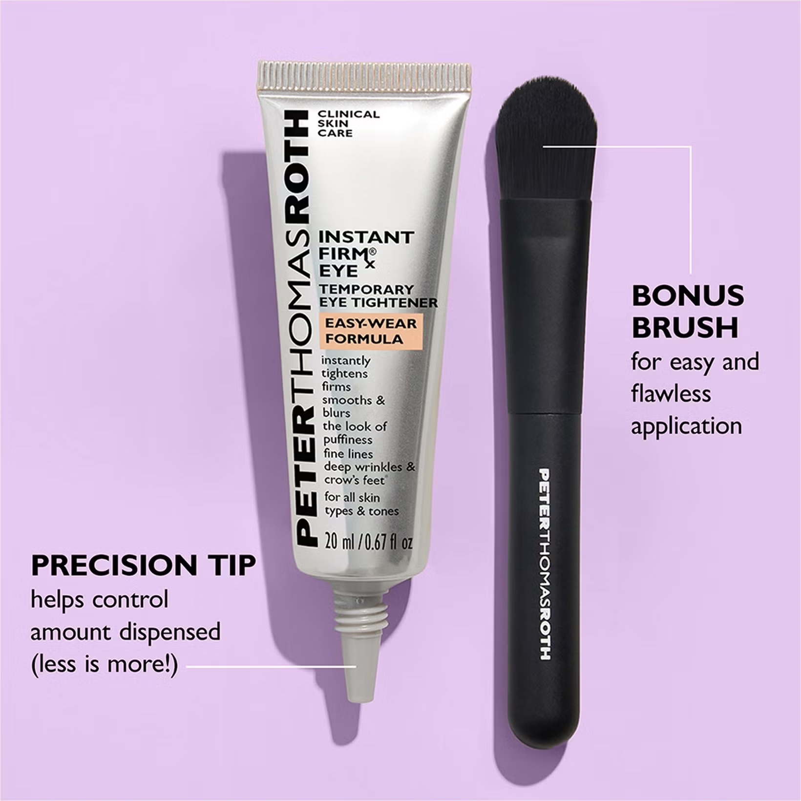PETER THOMAS ROTH Instant FIRMx® Temporary Eye Tightener Easy-Wear Formula купить в Beauty Storage. Быстрая доставка по России и СНГ.
