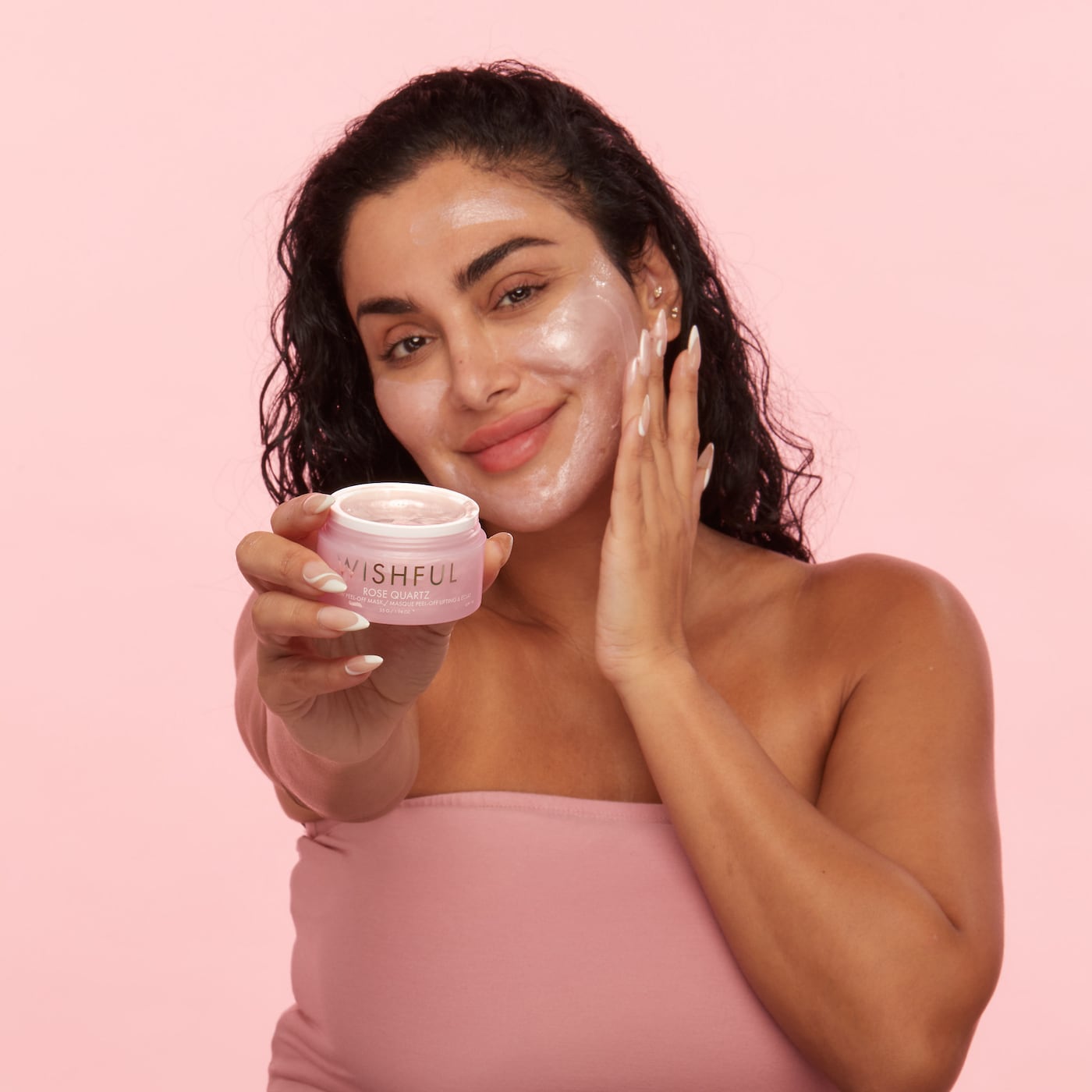 WISHFUL Rose Quartz Lift & Glow Peel Off Mask купить в Beauty Storage. Быстрая доставка по России и СНГ.