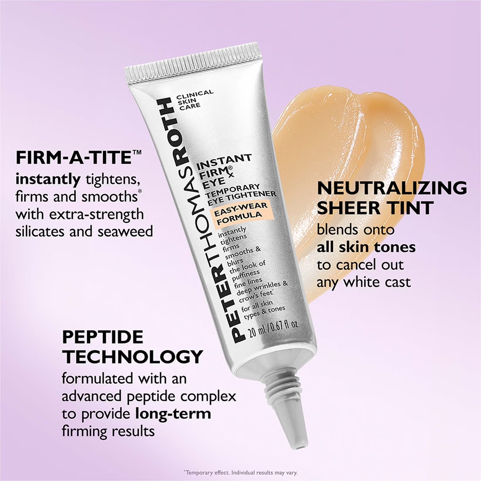 PETER THOMAS ROTH Instant FIRMx® Temporary Eye Tightener Easy-Wear Formula купить в Beauty Storage. Быстрая доставка по России и СНГ.
