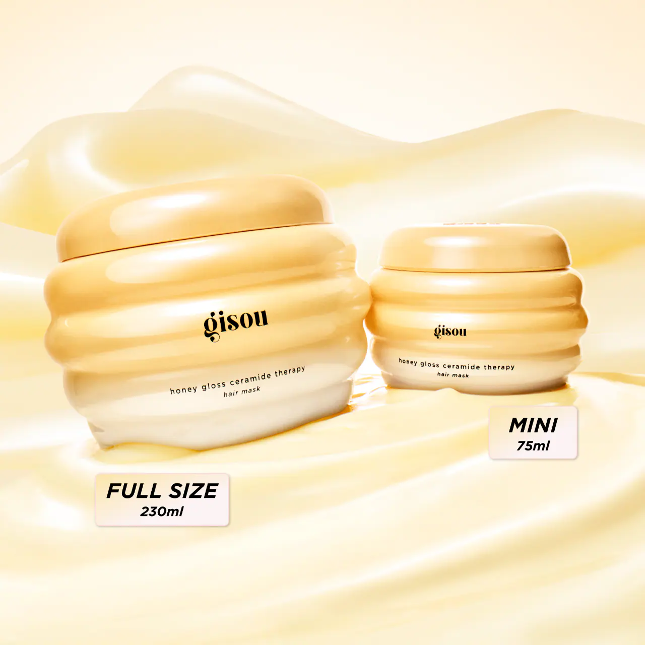 GISOU Honey Gloss Ceramide Therapy Hair Mask купить в Beauty Storage. Быстрая доставка по России и СНГ.
