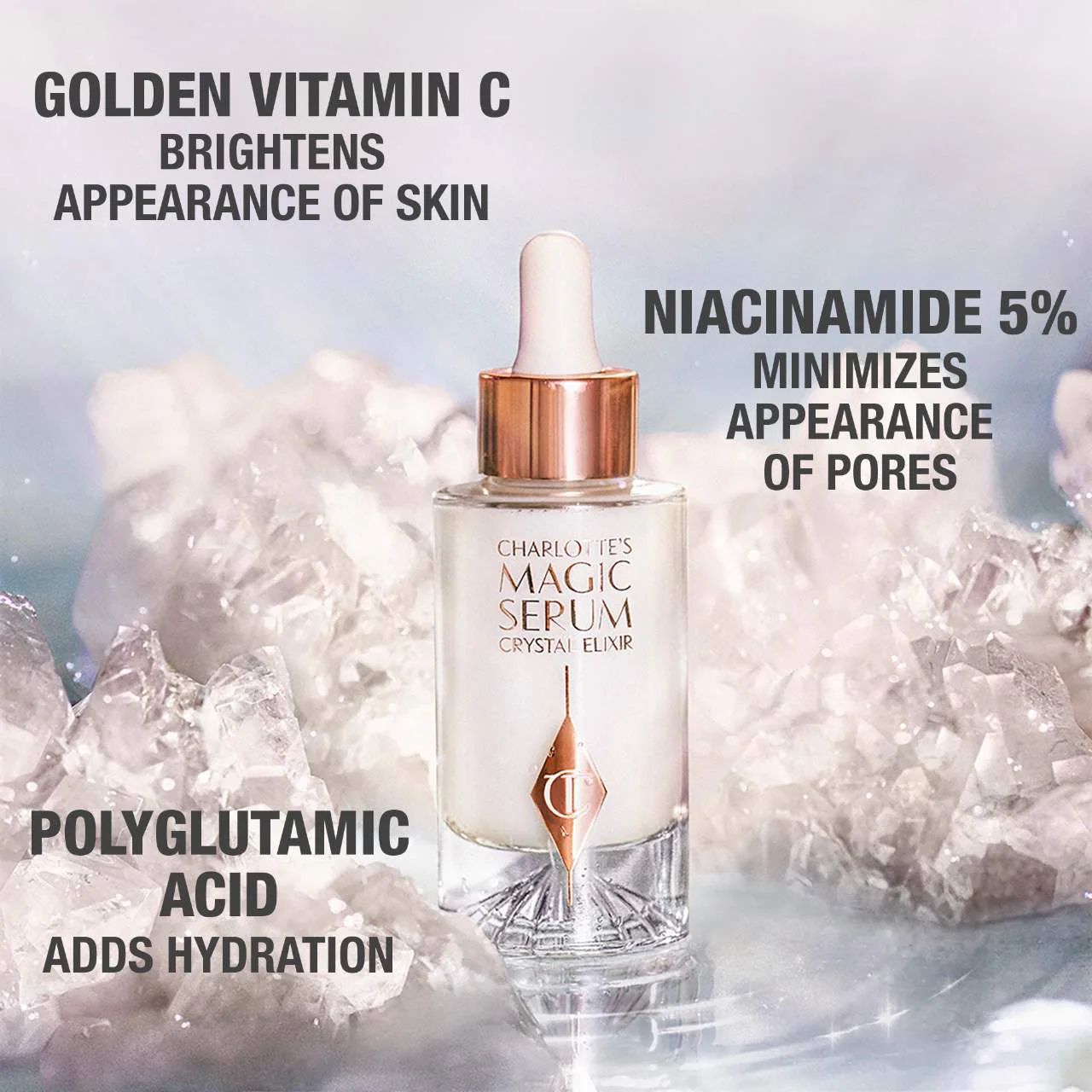 Купить CHARLOTTE TILBURY Charlotte’s Magic Serum with Vitamin C  на Beautystorage.ru. Быстрая доставка по России и СНГ.