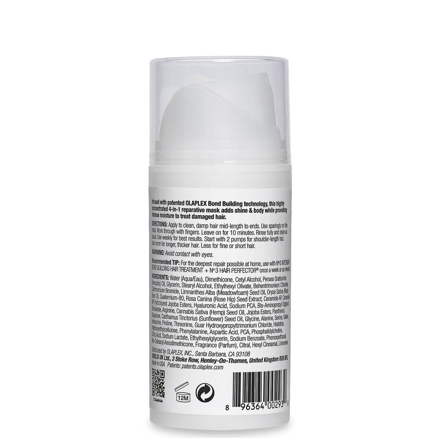 OLAPLEX No.8 Bond Intense Moisture Mask купить в Beauty Storage. Быстрая доставка по России и СНГ.
