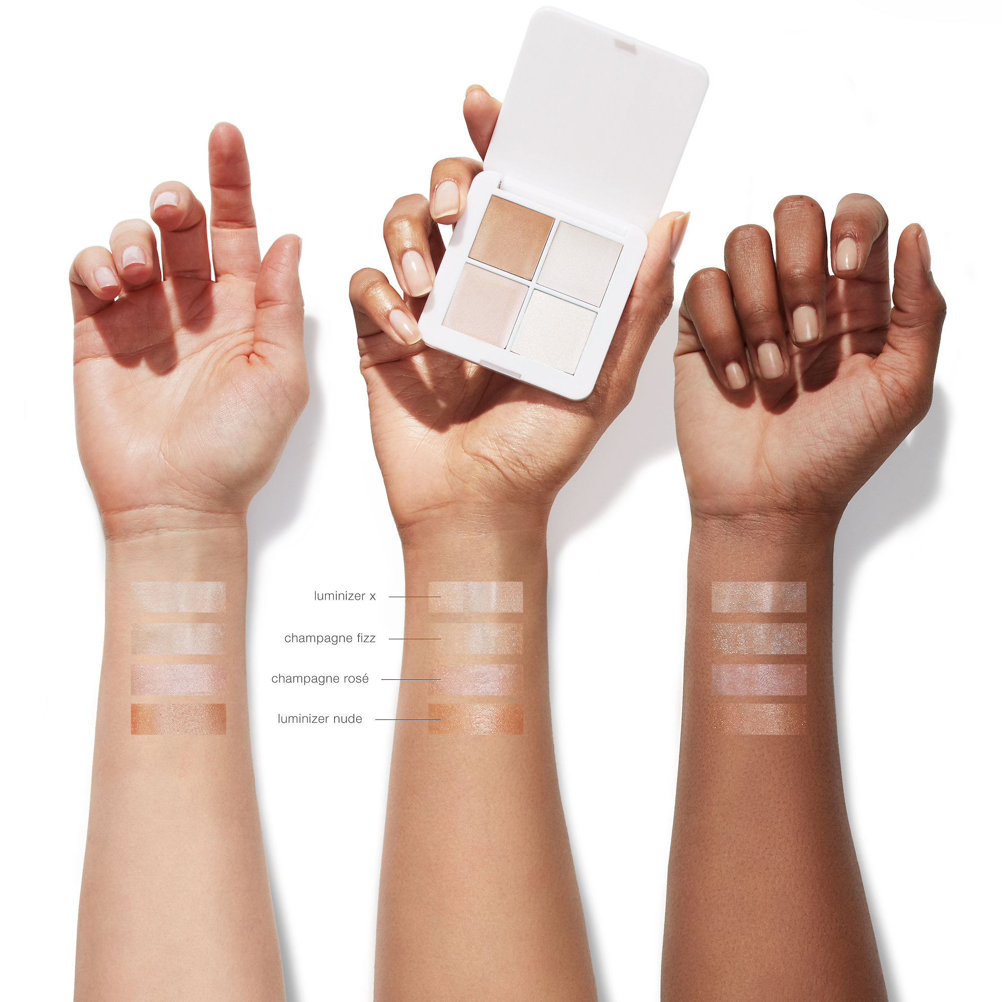 RMS BEAUTY Luminizer X Quad Highlighter Palette