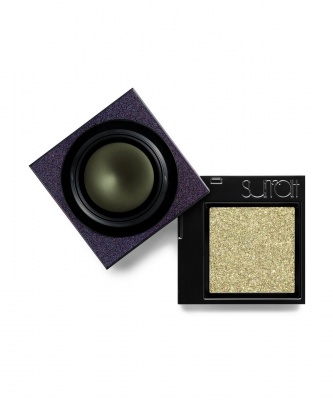 SURRATT Prismatique Eyes (2g, 1.5g) - Mesmer Eyes - Khaki Green Cream with Glistening Green-Gold Duo-Chrome