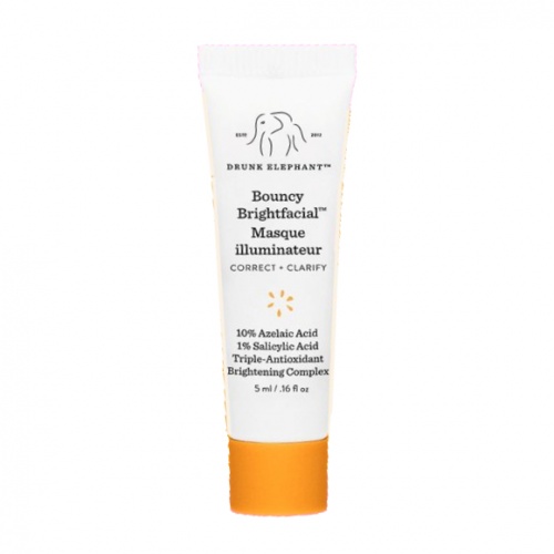 DRUNK ELEPHANT Bouncy Brightfacial Brightening Mask with 10% Azelaic Acid + 1% Salicylic Acid (миниатюра)