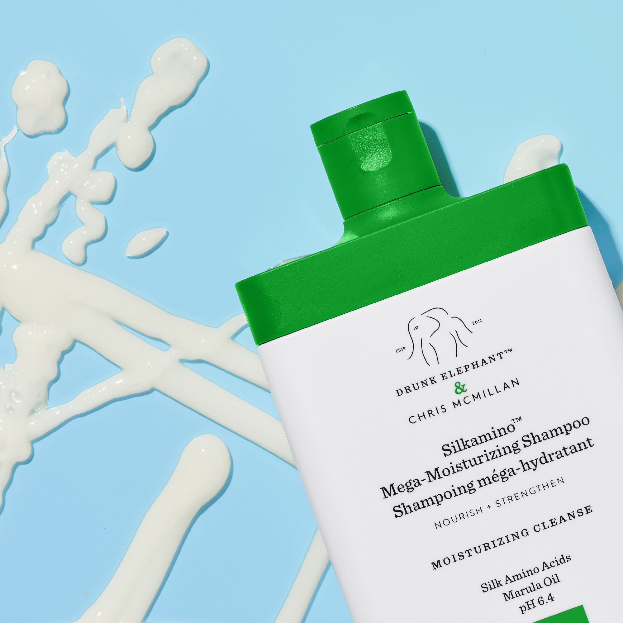 DRUNK ELEPHANT Silkamino ™ Mega-Moisturizing Shampoo купить в Beauty Storage. Быстрая доставка по России и СНГ.