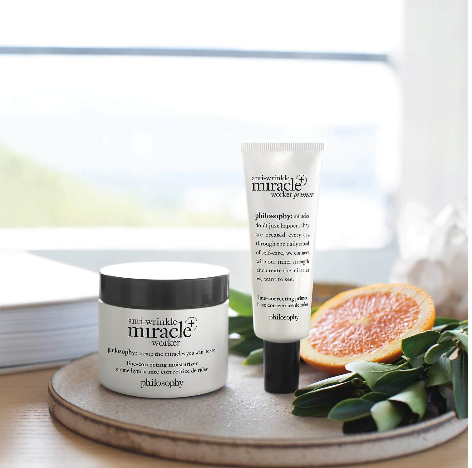 PHILOSOPHY Anti-wrinkle miracle worker primer+ line-correcting primer