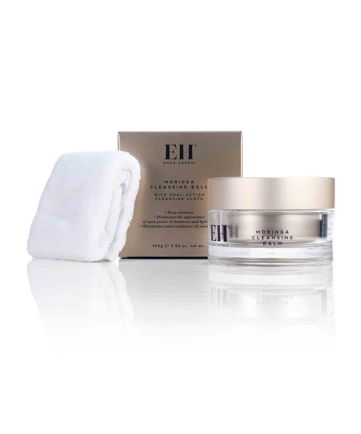 EMMA HARDIE Skincare Moringa Cleansing Balm with Cleansing Cloth