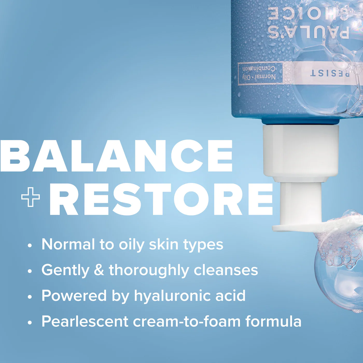 PAULA'S CHOICE RESIST Perfectly Balanced Foaming Cleanser купить в Beauty Storage. Быстрая доставка по России и СНГ.

