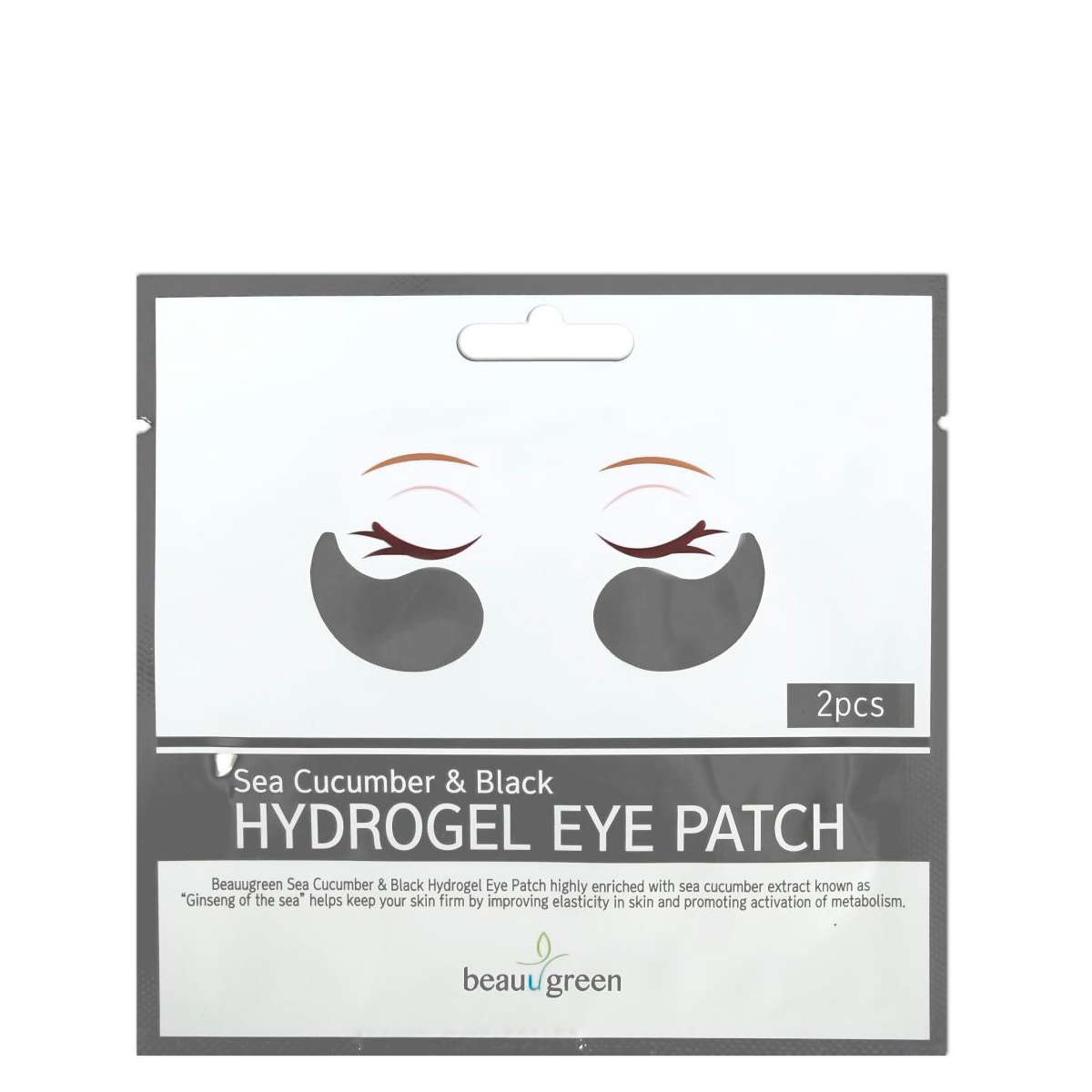 BEAUUGREEN Sea Cucumber Black Hydro-Gel Patch