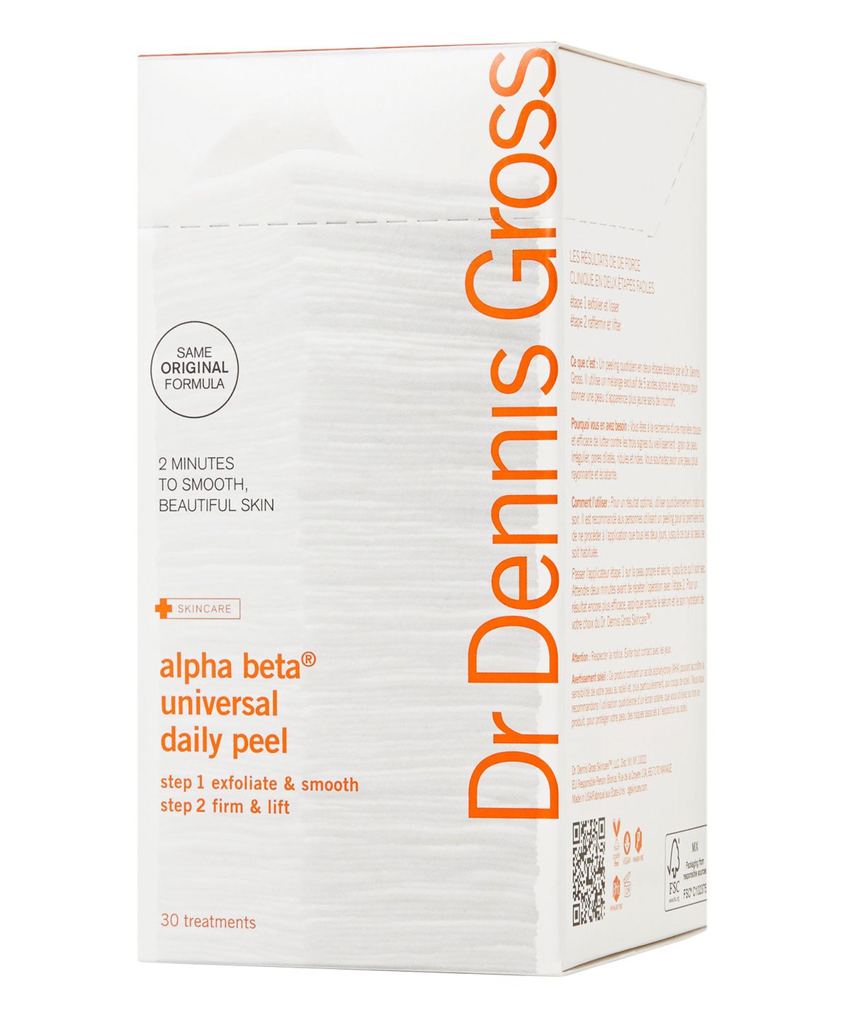 DR. DENNIS GROSS SKINCARE Alpha Beta® Universal Daily Peel - 30-шт