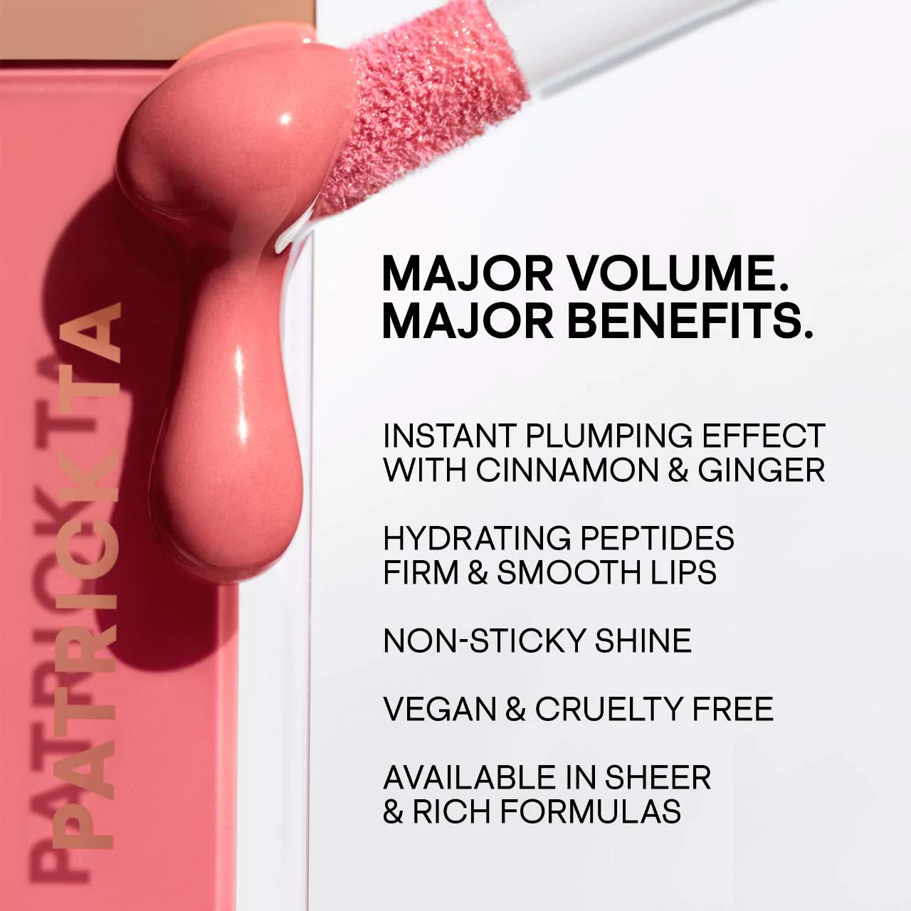 PATRICK TA Major Volume Plumping Lip Gloss купить в Beauty Storage. Быстрая доставка по России и СНГ.
