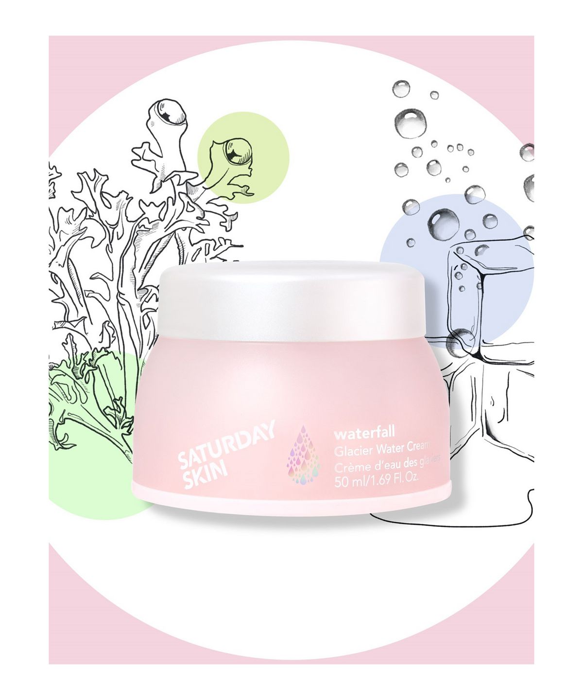 SATURDAY SKIN Waterfall Glacier Water Cream купить в Beauty Storage. Быстрая доставка по России и СНГ.