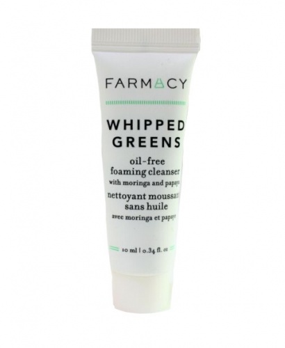 FARMACY Whipped Greens: Oil-free Foaming Cleanser With Moringa and Papaya Mini