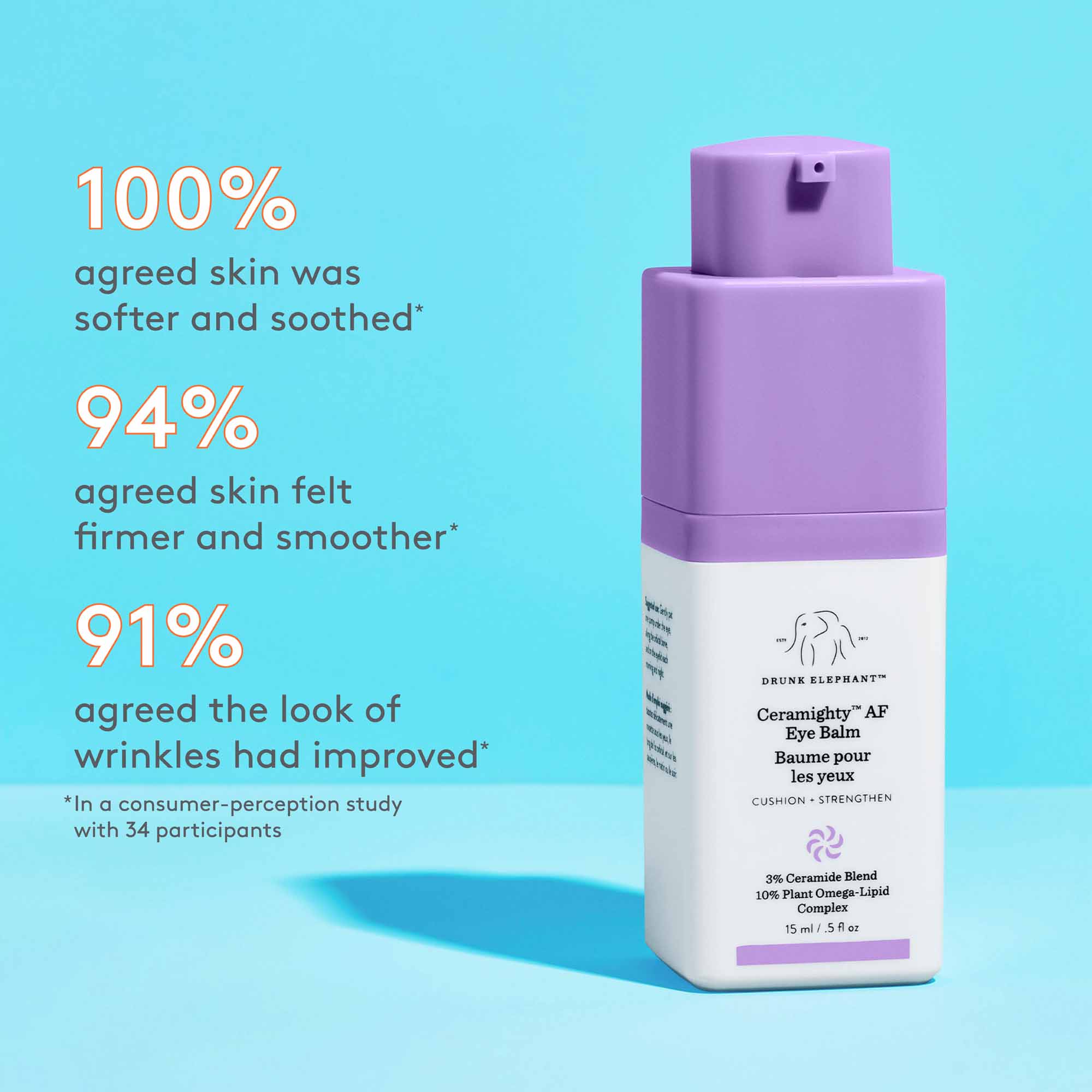 DRUNK ELEPHANT Ceramighty™  AF Eye Cream with Ceramides купить в Beauty Storage. Быстрая доставка по России и СНГ.
