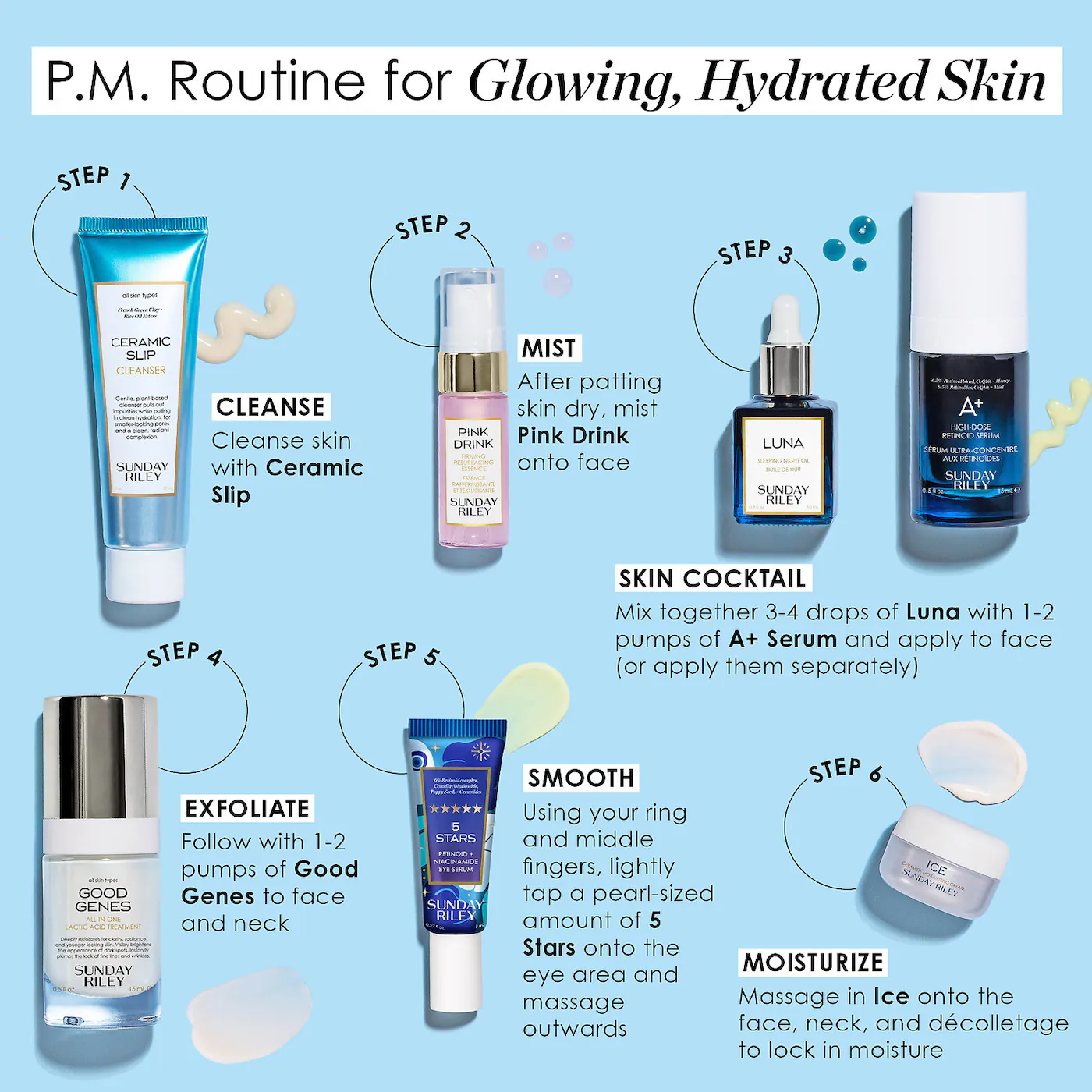 SUNDAY RILEY Go To Bed With Me Anti-Aging Night Routine купить в Beauty Storage. Быстрая доставка по России и СНГ.