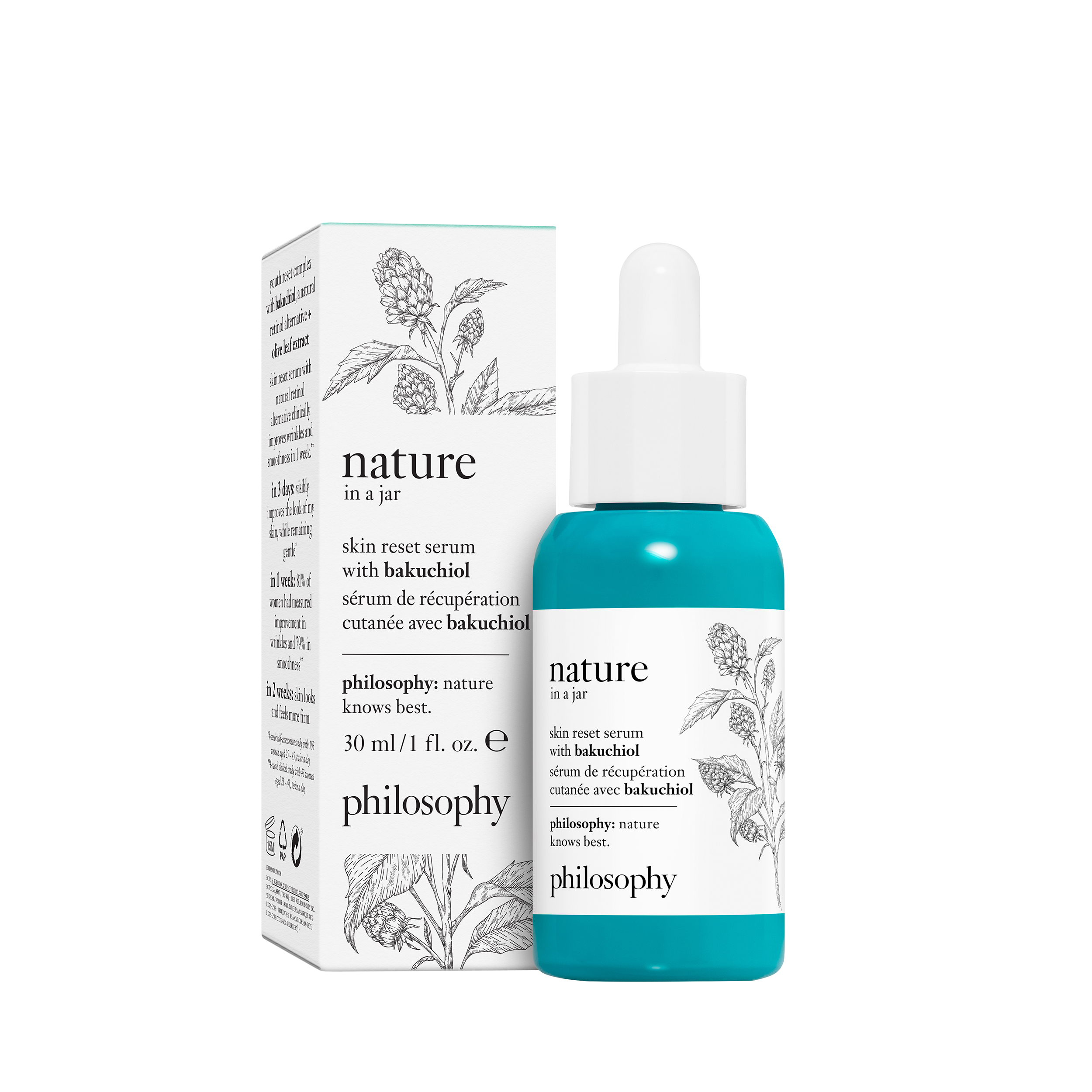 PHILOSOPHY Skin Reset Serum With Bakuchiol Nature In A Jar купить в Beauty Storage. Быстрая доставка по России и СНГ.