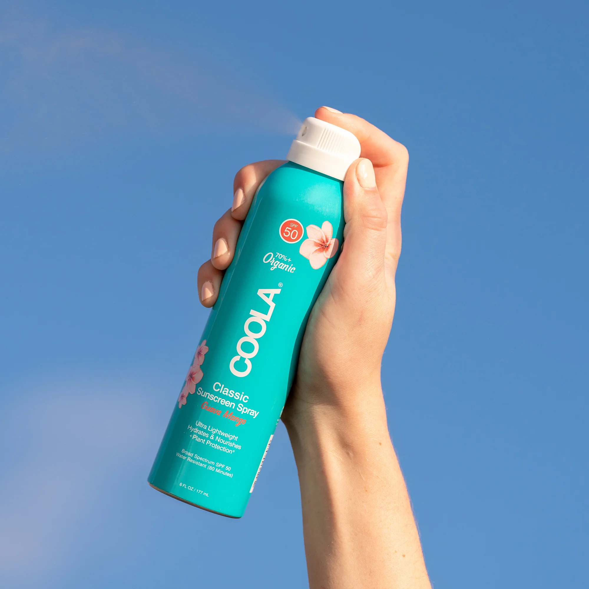 COOLA Classic Body Organic Sunscreen Spray SPF 50 - Guava Mango купить в Beauty Storage. Быстрая доставка по России и СНГ.