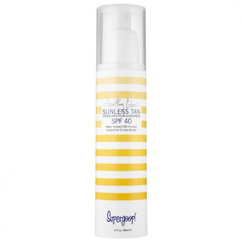 SUPERGOOP! Healthy Glow Sunless Tan Broad Spectrum Suncreen SPF 40 купить в Beauty Storage. Быстрая доставка по России и СНГ.