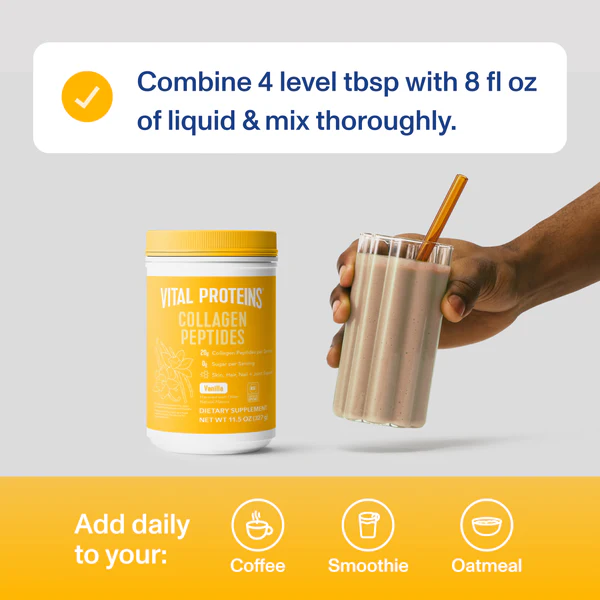 VITAL PROTEINS Vanilla Collagen Peptides купить в Beauty Storage. Быстрая доставка по России и СНГ.