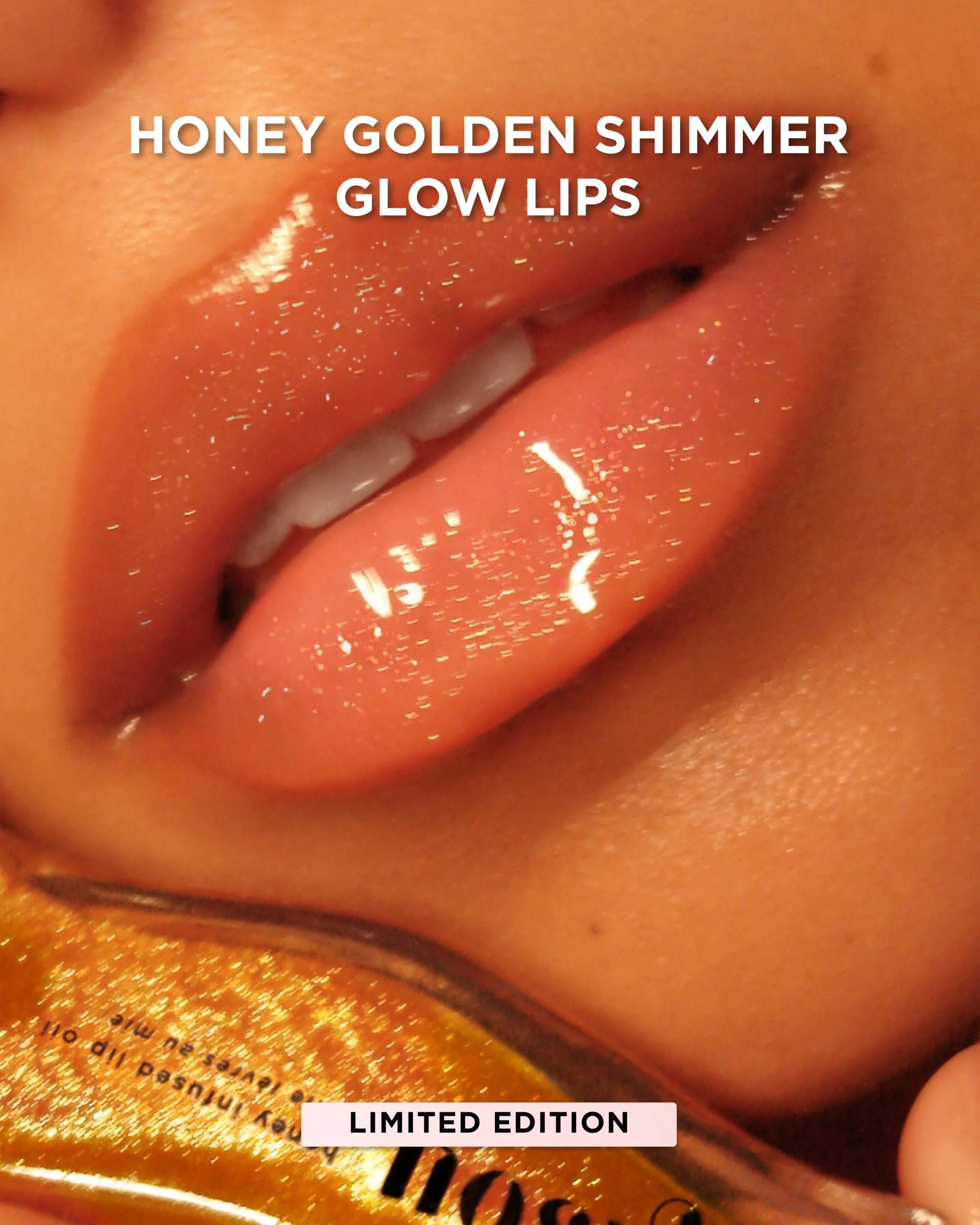 GISOU Lip Oil Golden Shimmer Glow Honey Infused купить в Beauty Storage. Быстрая доставка по России и СНГ.