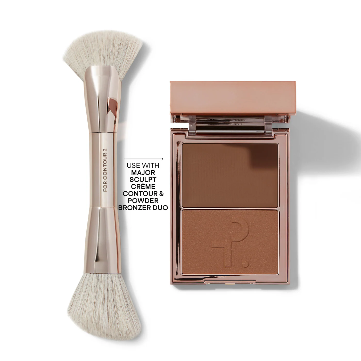 PATRICK TA Dual-Ended Contour Brush купить в Beauty Storage. Быстрая доставка по России и СНГ.