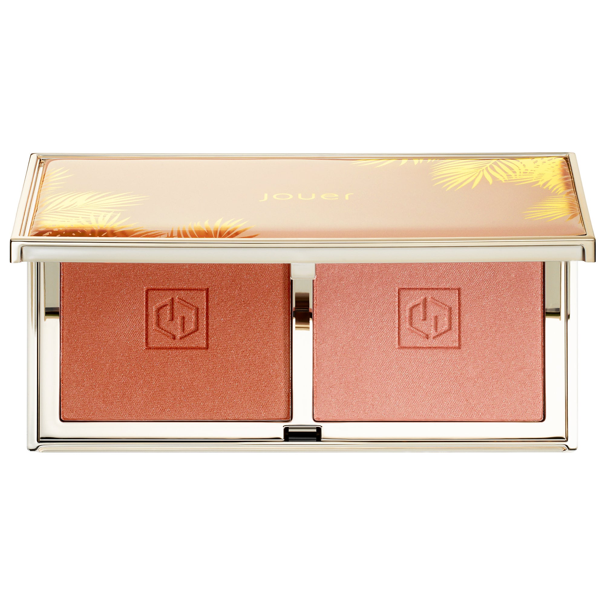 JOUER COSMETICS Blush Bouquet Dual Blush Palette - Terracotta Sands/ Hot Coral