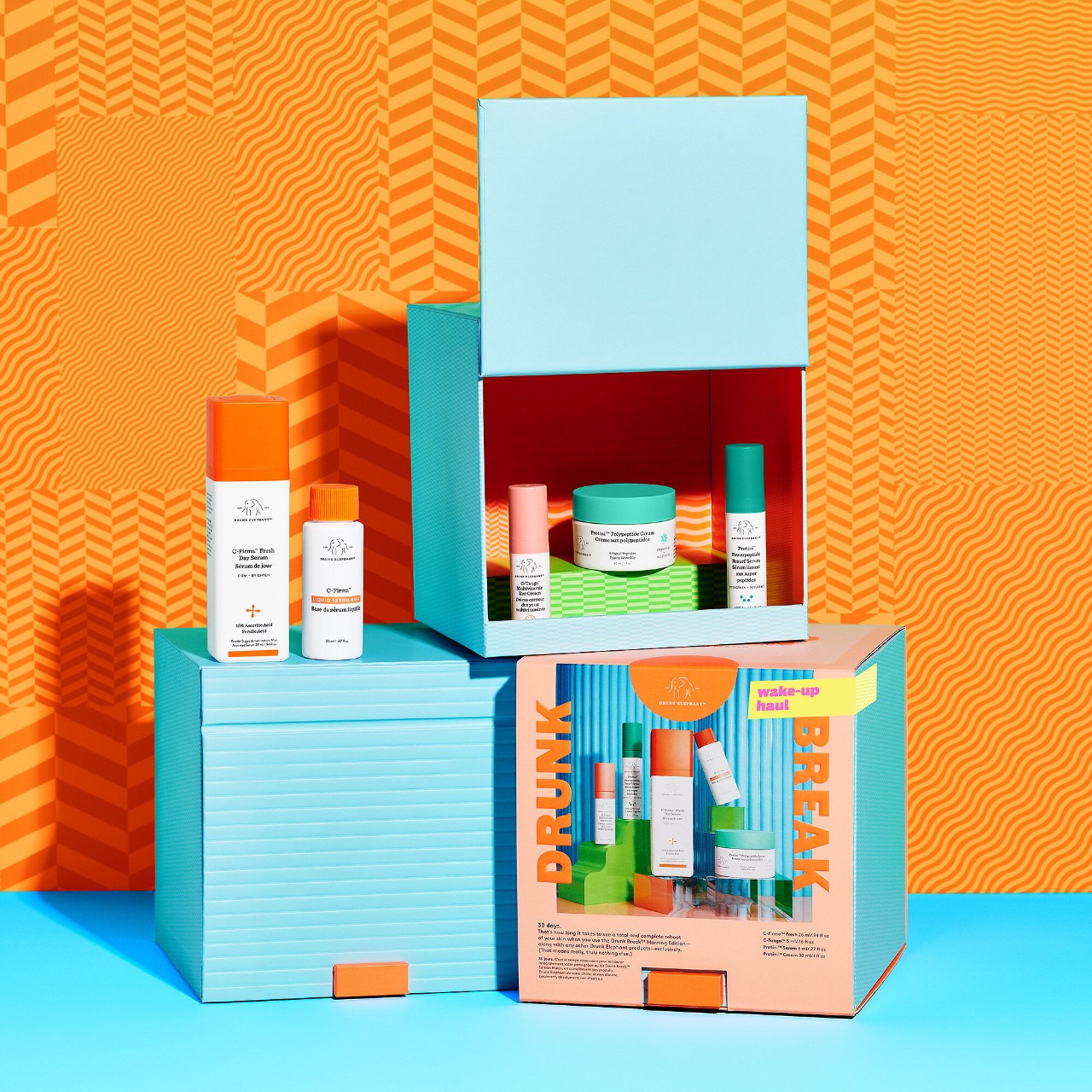 DRUNK ELEPHANT Drunk Break: Wake-up Haul Day Kit купить в Beauty Storage. Быстрая доставка по России и СНГ.
