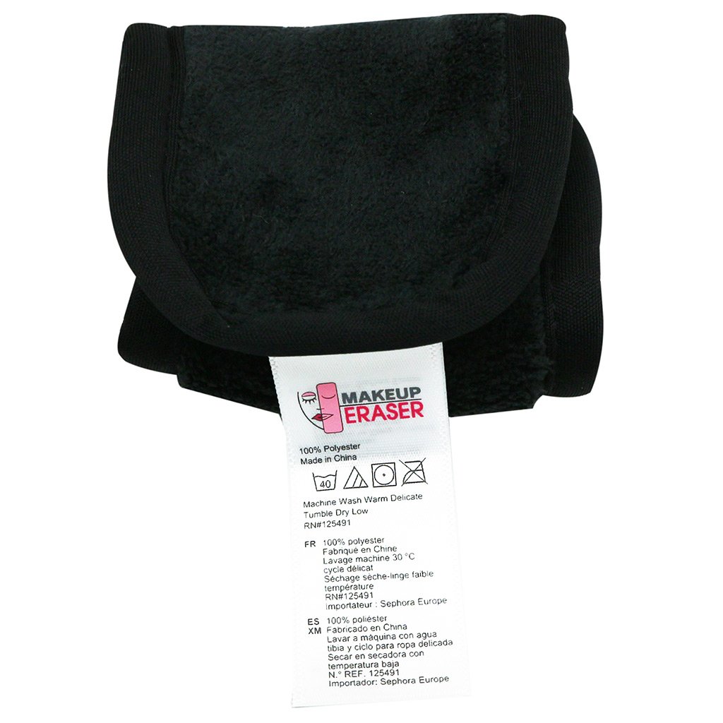 MAKEUP ERASER The Original Mini Makeup Remover Cloth in Black