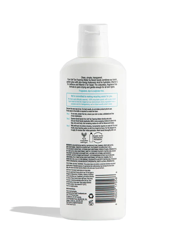 Pure Self Tan Foaming Water Dark  купить в Beauty Storage. Быстрая доставка по России и СНГ.
