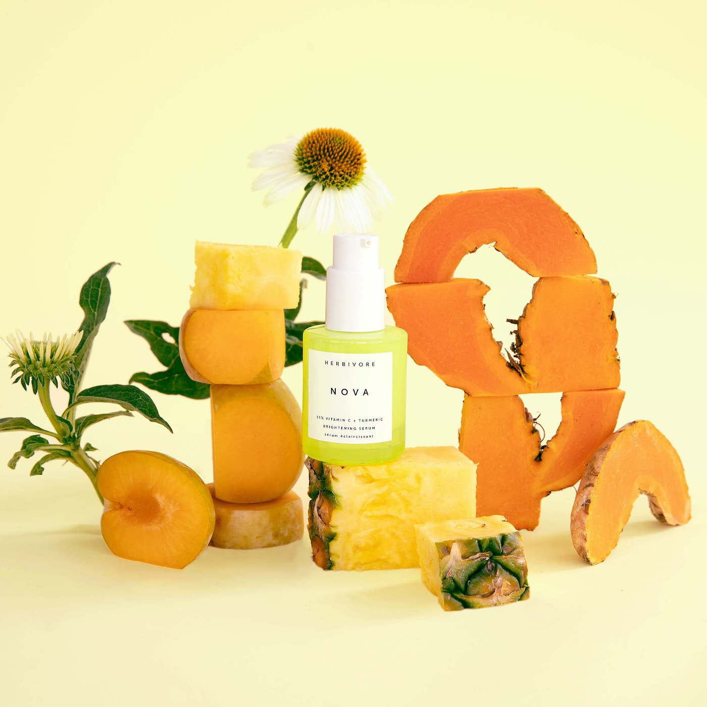 HERBIVORE Nova 15% Vitamin C + Turmeric Brightening Serum купить в Beauty Storage. Быстрая доставка по России и СНГ.