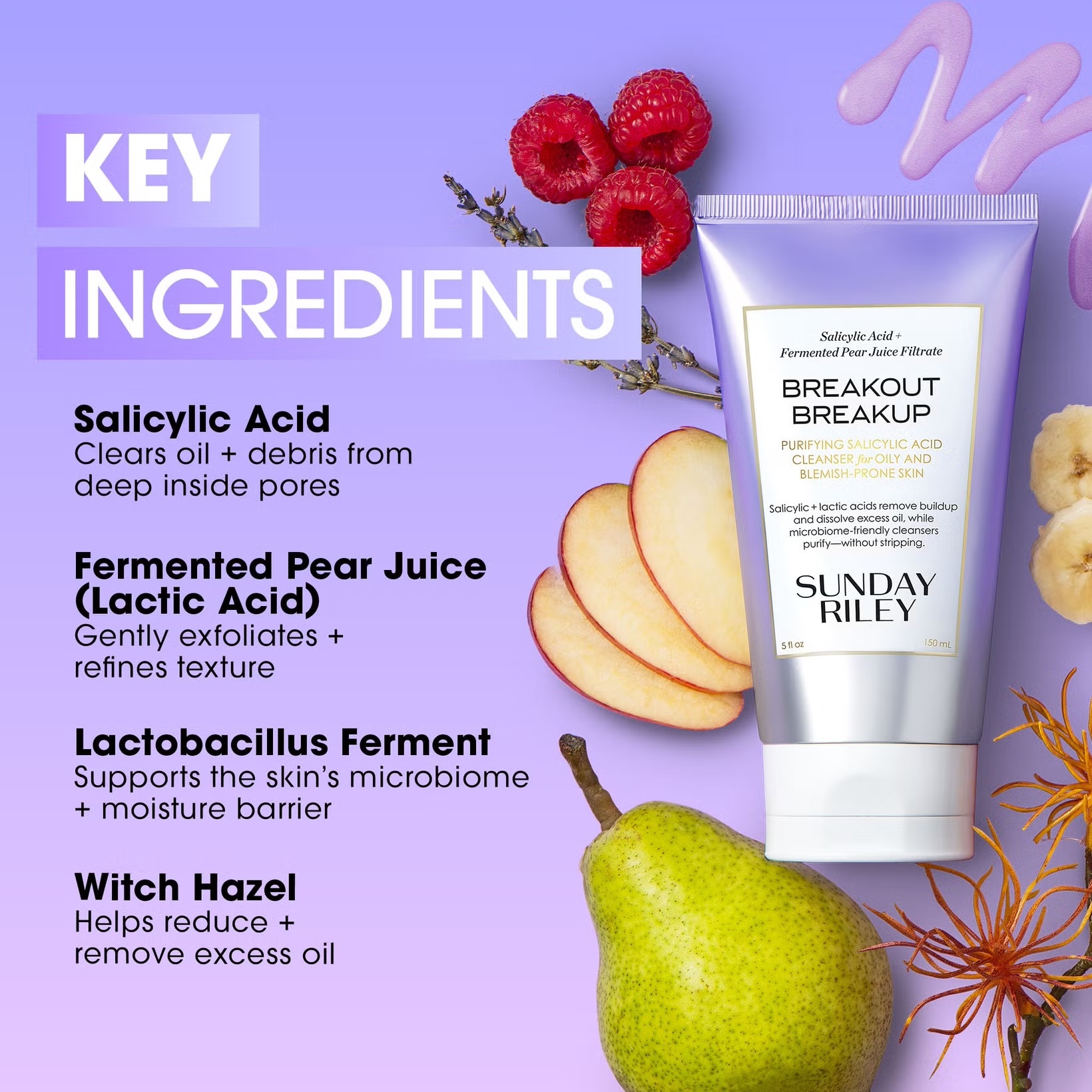SUNDAY RILEY Breakout Breakup Purifying Salicylic Acid Cleanser купить в Beauty Storage. Быстрая доставка по России и СНГ.
